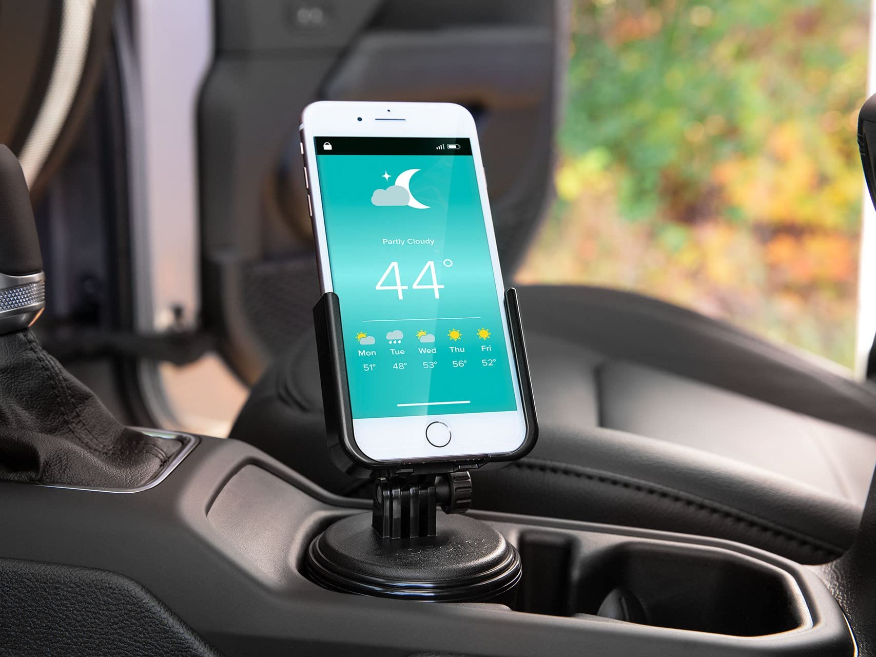 Foto 3 | Soporte Para Teléfono Con Portavasos Weathertech Cupfone Universal - Venta Internacional.
