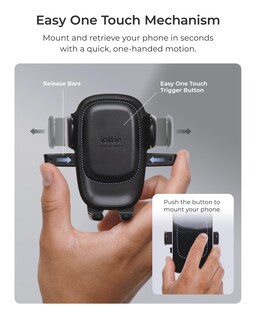 Foto 2 | Soporte Para Teléfono De Coche Iottie Easy One Touch Con 6 Ranuras Para Cd, Universal - Venta Internacional.