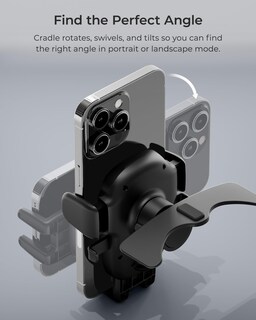 Foto 5 | Soporte Para Teléfono De Coche Iottie Easy One Touch Con 6 Ranuras Para Cd, Universal - Venta Internacional.