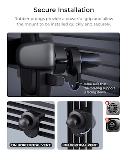 Foto 4 | Soporte Para Teléfono De Coche Iottie Easy One Touch 6 Air Vent Universal - Venta Internacional.