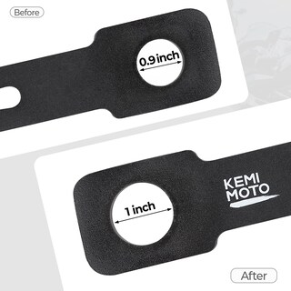 Foto 4 | Soporte Universal Para Matrícula De Moto Kemimoto, Negro - Venta Internacional.