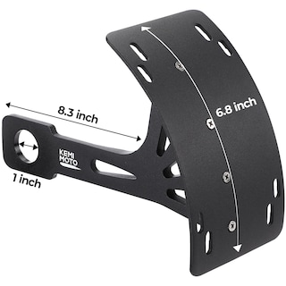 Foto 5 | Soporte Universal Para Matrícula De Moto Kemimoto, Negro - Venta Internacional.