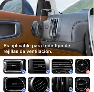 Foto 2 | Soporte de Celular Xtellar para Auto en Rejilla de Aire Acondicionado