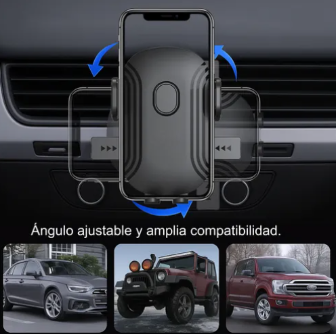 Foto 4 pulgar | Soporte de Celular Xtellar para Auto en Rejilla de Aire Acondicionado