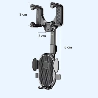 Foto 5 | Soporte Para Celular Para Coche 360 Grado Color 6 Lab.g Negro