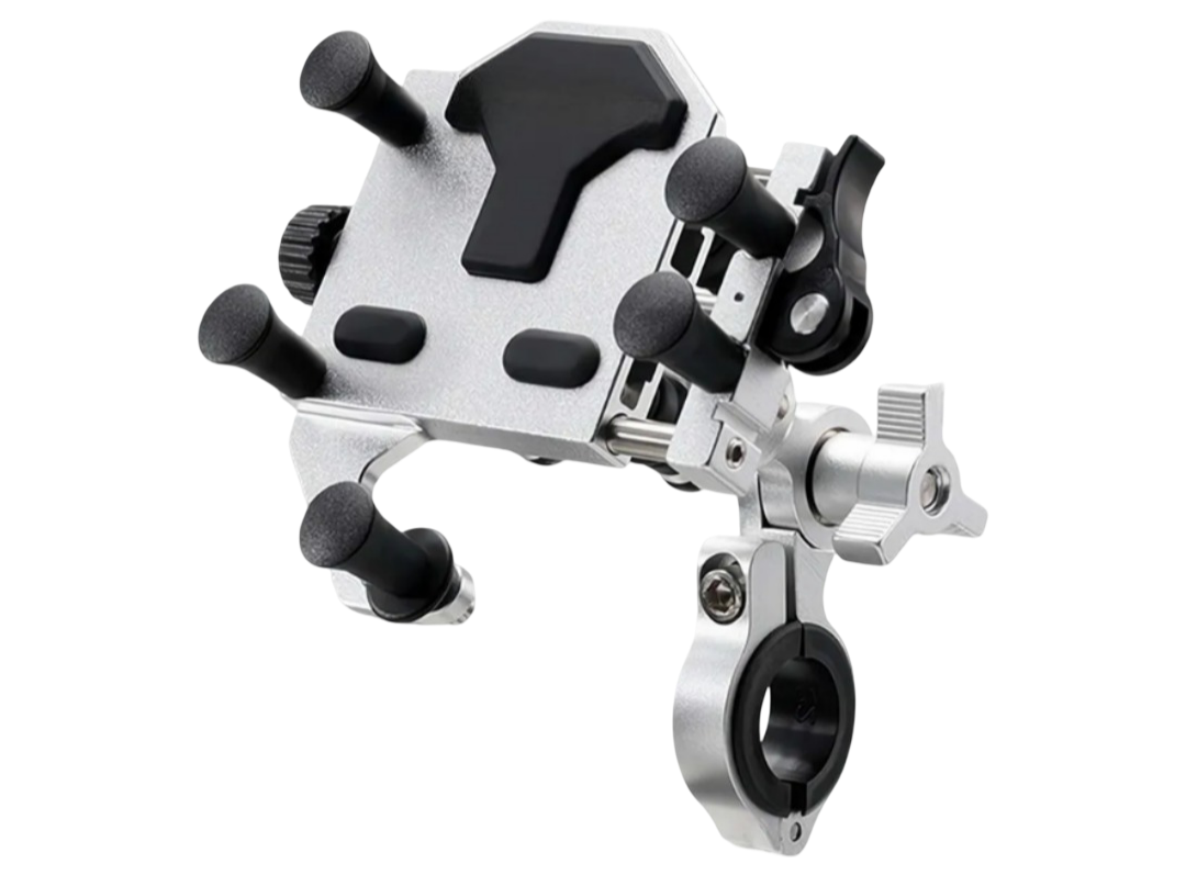 Foto 1 | Soporte Xtellar Para Celular En Motocicleta - Universal, Rotación 360°, Aluminio Anti-rrobo, Absorción Impactos