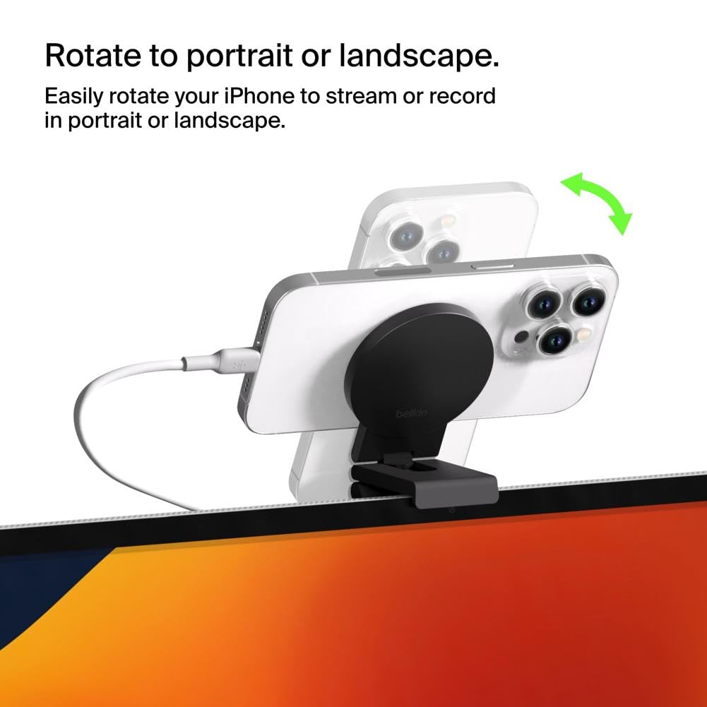Foto 4 | Soporte De Cámara Belkin Iphone Magsafe Para Ordenadores De Sobremesa Y Pantallas Mac - Venta Internacional.