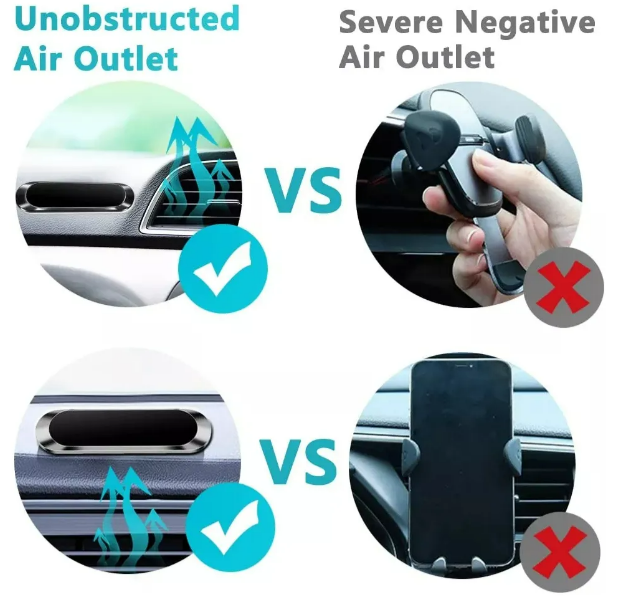 Foto 4 pulgar | Xtellar Soporte Magnético Universal Para Celular En Auto  Paquete De 3 Unidades