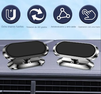 Foto 4 | Xtellar Soporte Magnético Premium Para Celular En Auto Base Con Fijación Fuerte