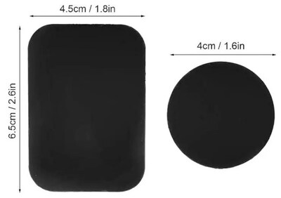 Foto 3 | Xtellar Set De 6 Placas De Metal Para Soporte De Teléfono Móvil Magnético Universal