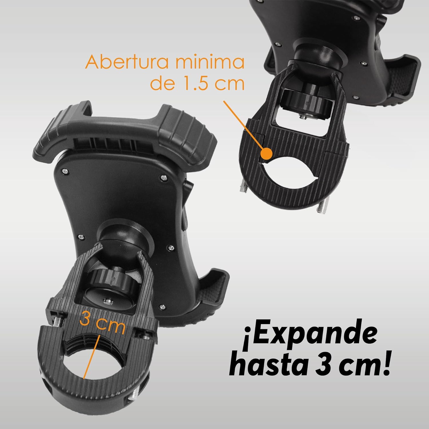 Foto 4 pulgar | Base Soporte Para Celular Archy Moto Bici Rotacion 360 Bicicleta Motocicleta Firme Anti Vibracion Universal Manilla