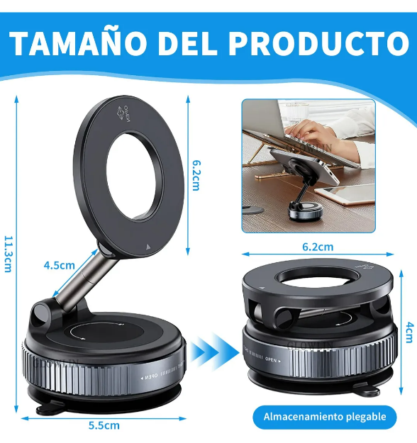 Foto 4 pulgar | Xtellar Soporte Magnético Universal  Para Teléfonos Móviles
