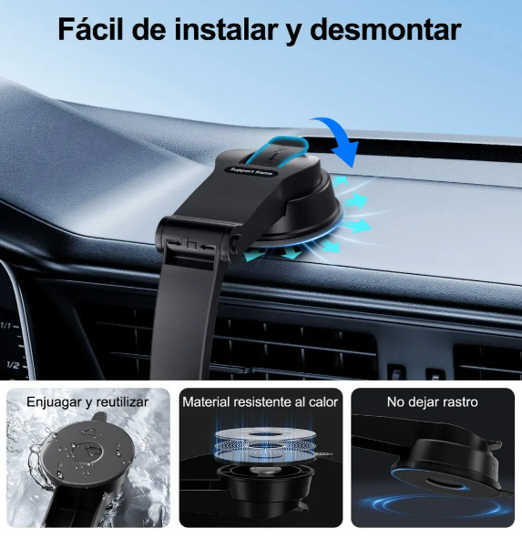 Foto 5 pulgar | Xtellar Soporte Magnético Premium Para Teléfono Móvil En Coche