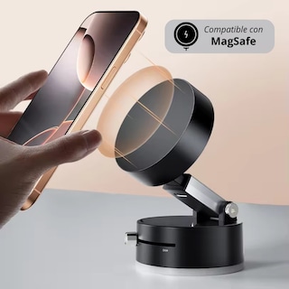 Foto 2 | Mobest, Soporte Magnético al Vacío para Celular, Fijación Ultra Segura en Cualquier Superficie, Base para Te