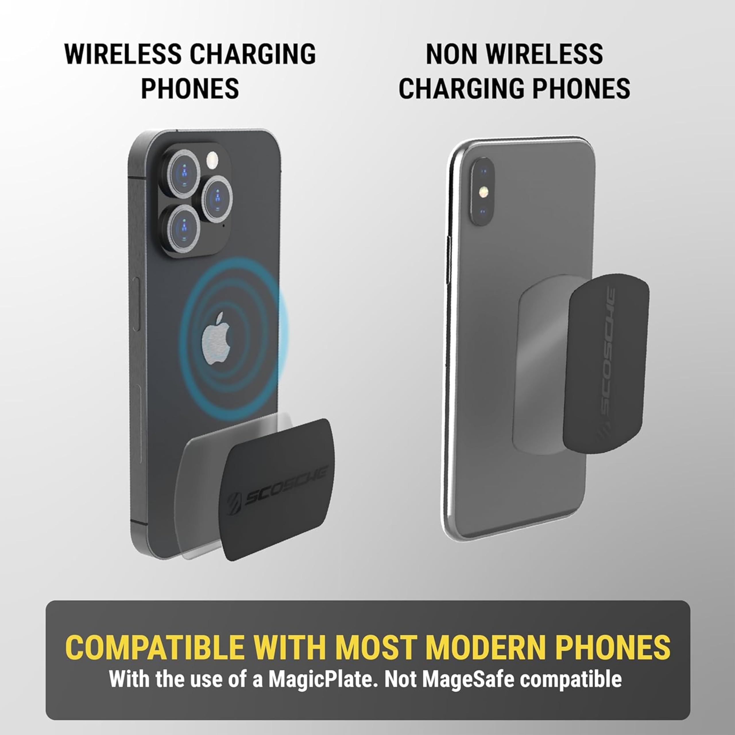 Foto 7 | Soporte Para Teléfono De Coche Scosche Magicmount™ Pro Para Iphone Y Android - Venta Internacional.