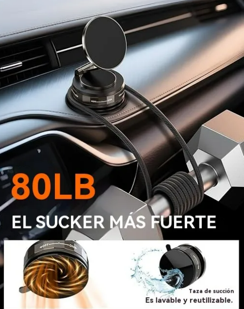 Foto 5 pulgar | Xtellar Soporte Magnético Premium 360° Para Celular - Adaptabilidad Universal