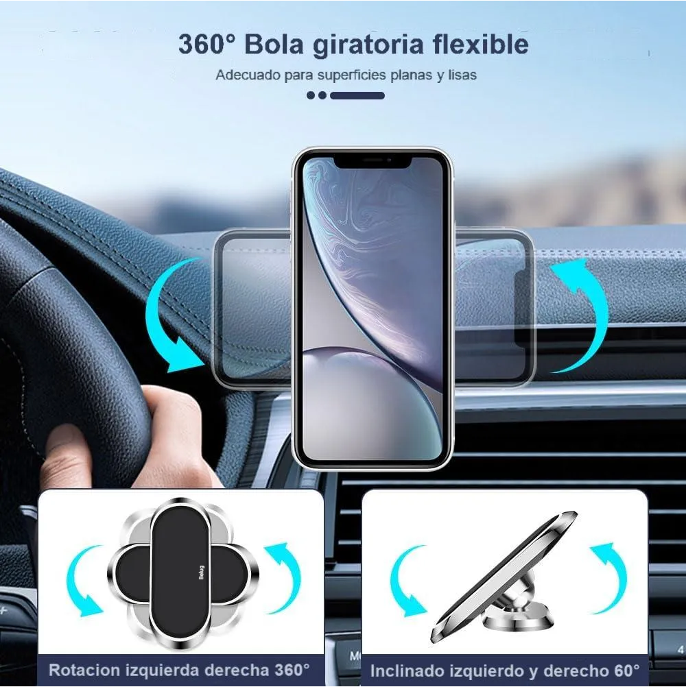 Foto 5 pulgar | Soporte Magnético Celular Para Auto base Para Celular Coche 2 Pack