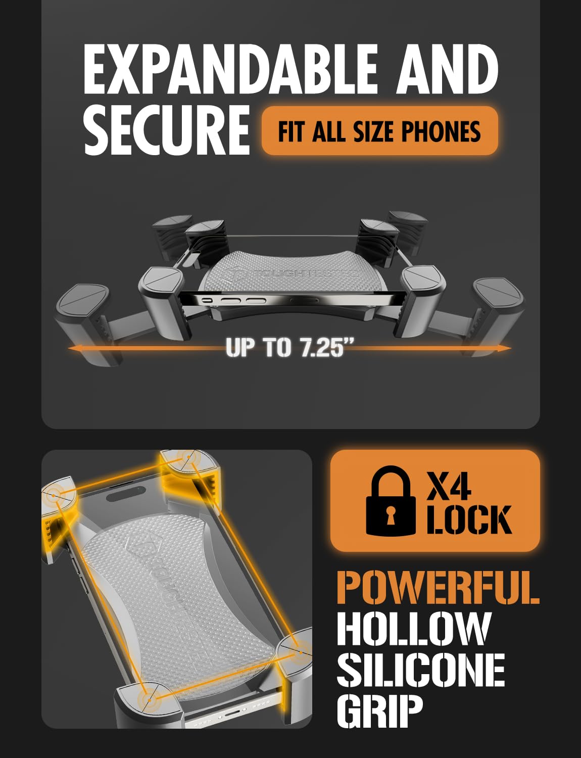 Foto 4 pulgar | Portavasos  Soporte Para Teléfono  Portavasos Toughtested Xl Power - Venta Internacional.