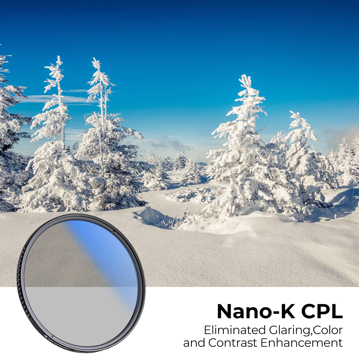 Foto 2 | Filtro Polarizador Circular K&f Concept 82 Mm Para Lentes De Cámara - Venta Internacional.