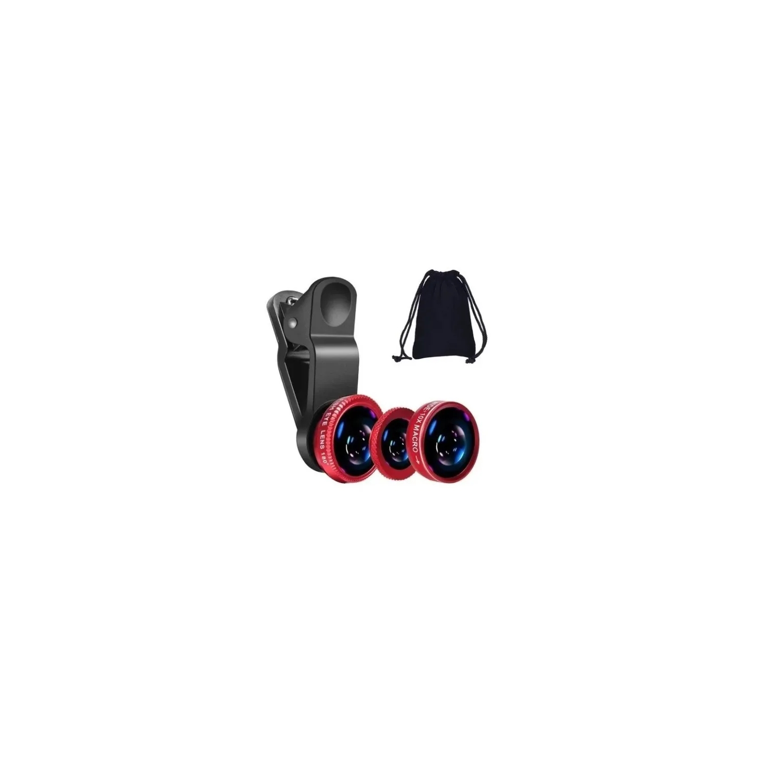 Foto 2 pulgar | Lente Ojo De Pez 3 En 1, Clip Universal, Fotos De Selfies Para Teléfonos Móviles - Venta Internacional.