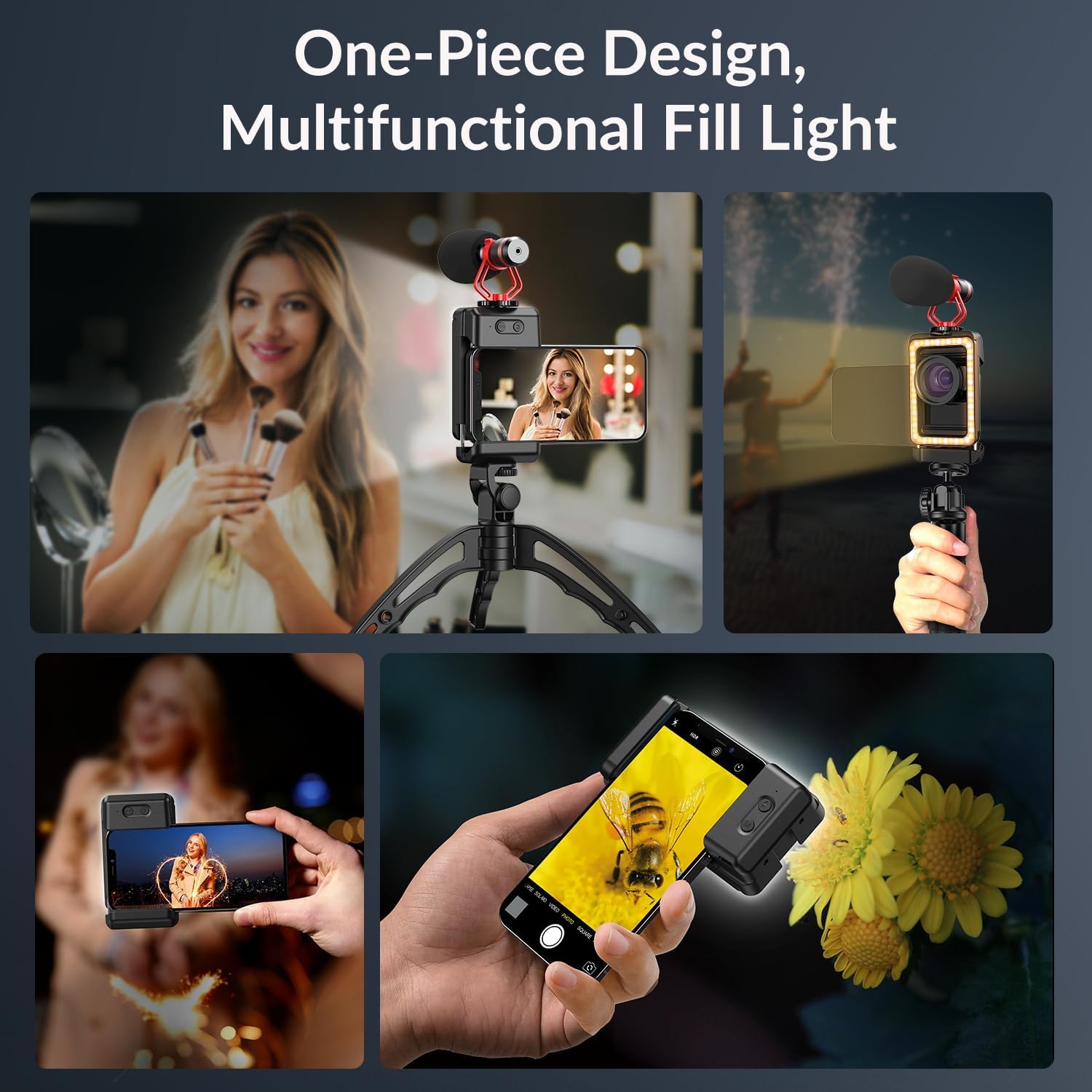 Foto 4 pulgar | Lente Macro Apexel 15x Con Luz De Relleno Led Para Iphone Y Android - Venta Internacional.