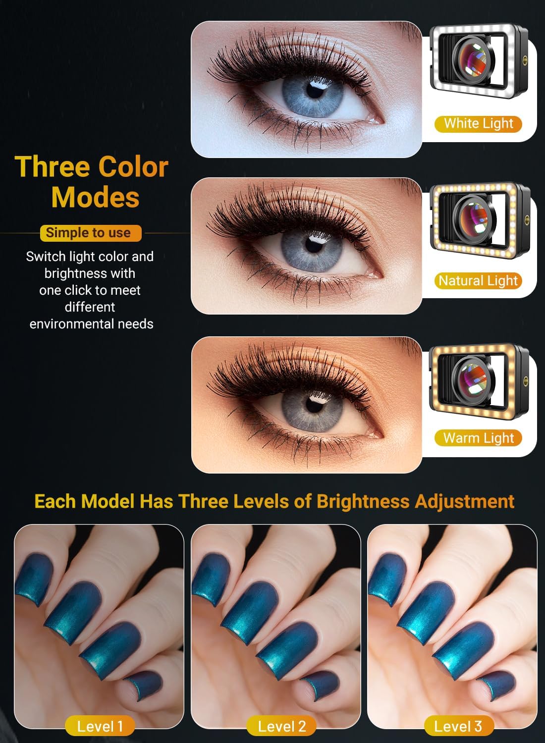 Foto 6 pulgar | Lente Macro Apexel 15x Con Luz De Relleno Led Para Iphone Y Android - Venta Internacional.