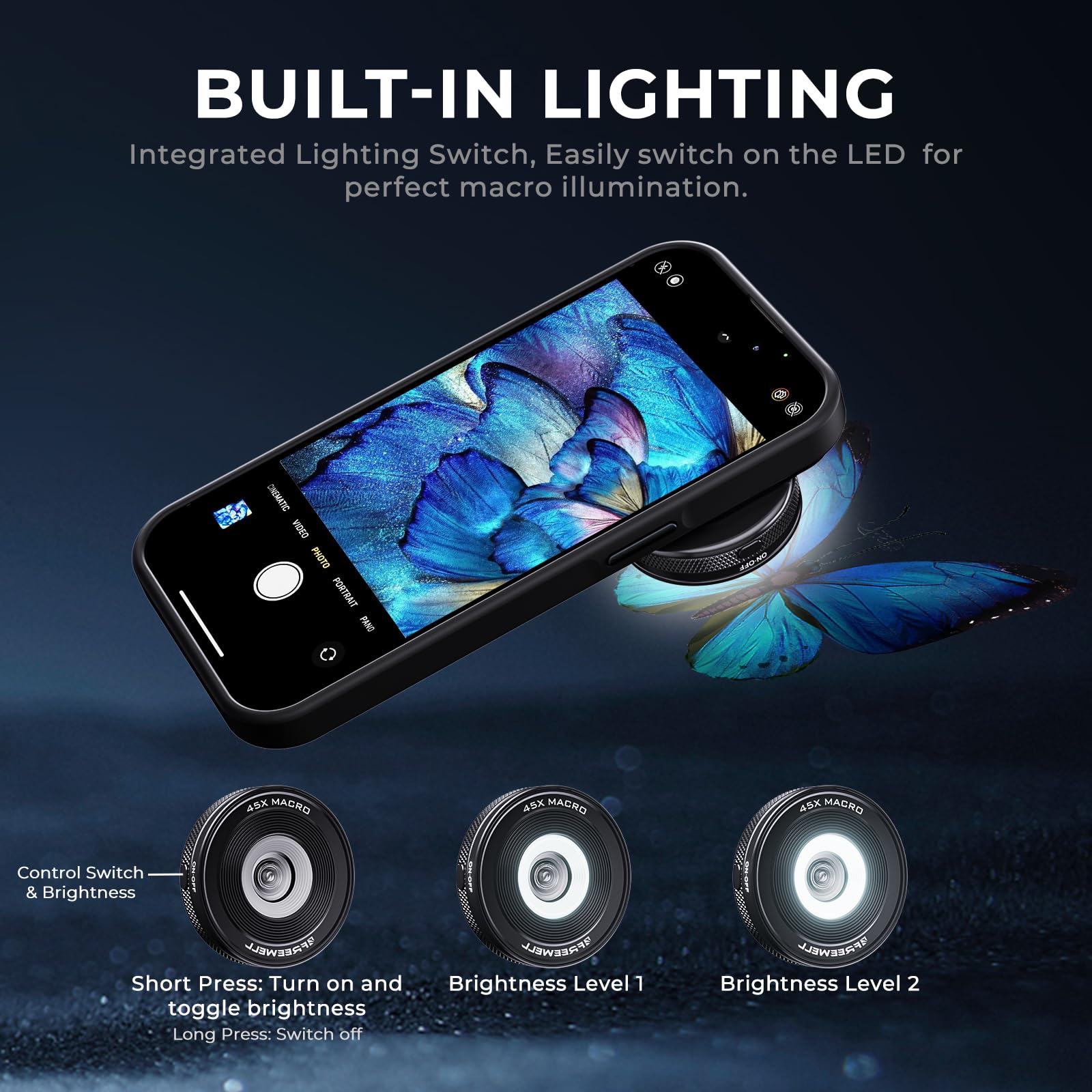 Foto 4 pulgar | Lente Macro Freewell 45x Para Teléfonos Inteligentes Iphone Y Samsung - Venta Internacional.