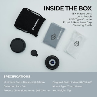 Foto 6 | Lente Macro Freewell 45x Para Teléfonos Inteligentes Iphone Y Samsung - Venta Internacional.
