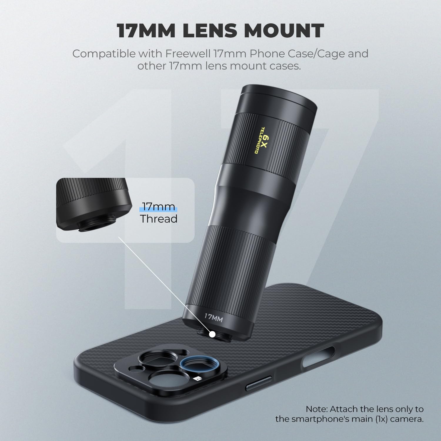 Foto 4 | Teleobjetivo Freewell 6x Zoom Para Iphone Y Samsung - Venta Internacional.