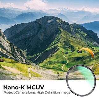 Foto 2 | Filtro De Protección De Lente K&f Concept 37 Mm Mcuv Para Cámara - Venta Internacional.