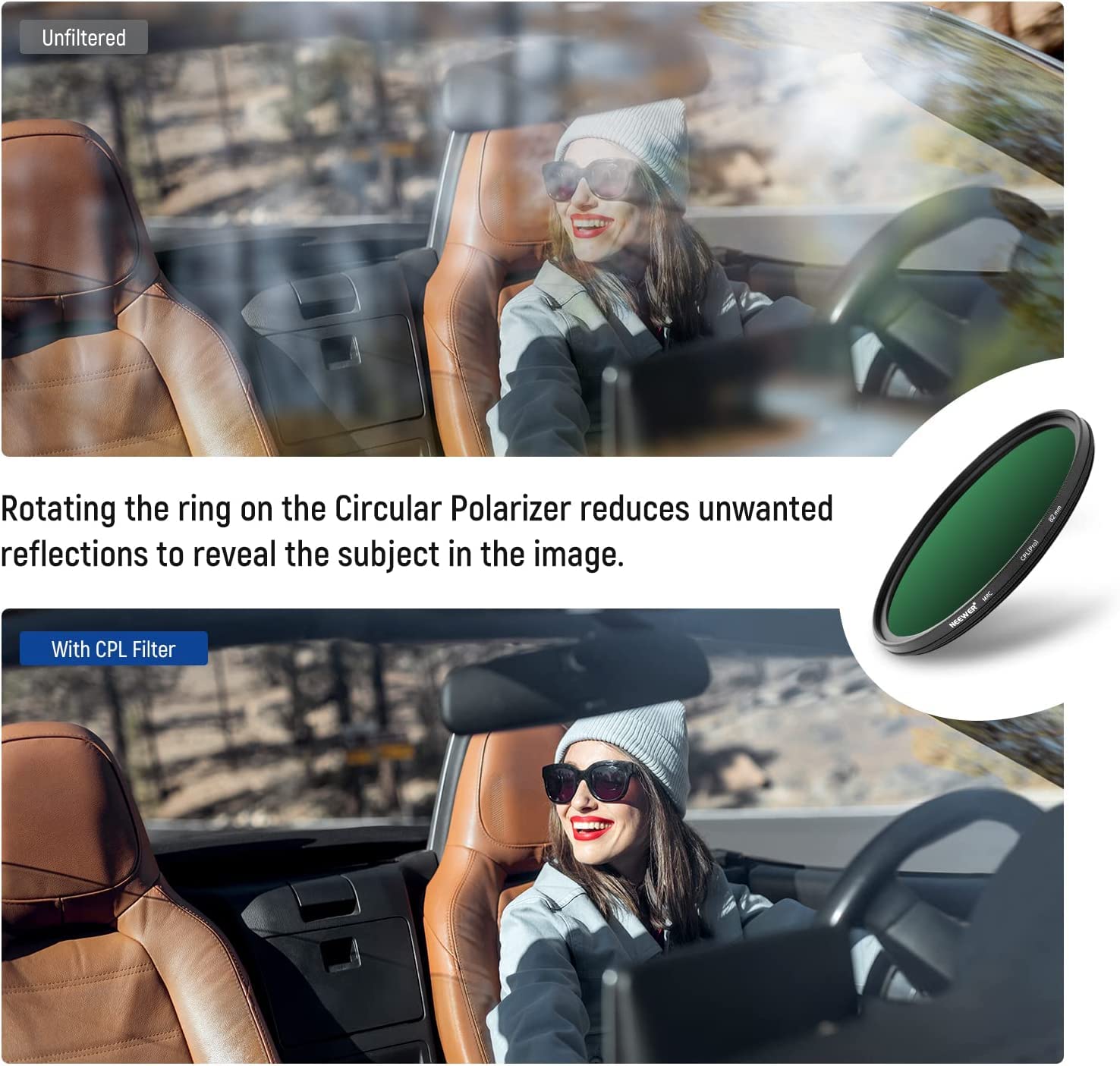 Foto 7 | Filtro Polarizador Circular Neewer De 52 Mm (cpl) - Venta Internacional.