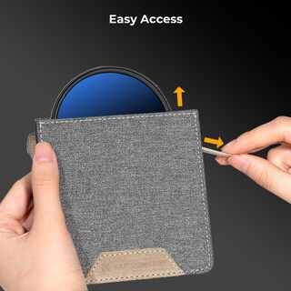 Foto 3 | Funda De Filtro De Lentes K&f Concept De 4 Bolsillos Para Filtros Cuadrados - Venta Internacional.