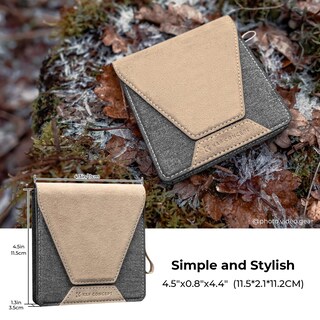 Foto 5 | Funda De Filtro De Lentes K&f Concept De 4 Bolsillos Para Filtros Cuadrados - Venta Internacional.