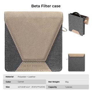 Foto 7 | Funda De Filtro De Lentes K&f Concept De 4 Bolsillos Para Filtros Cuadrados - Venta Internacional.