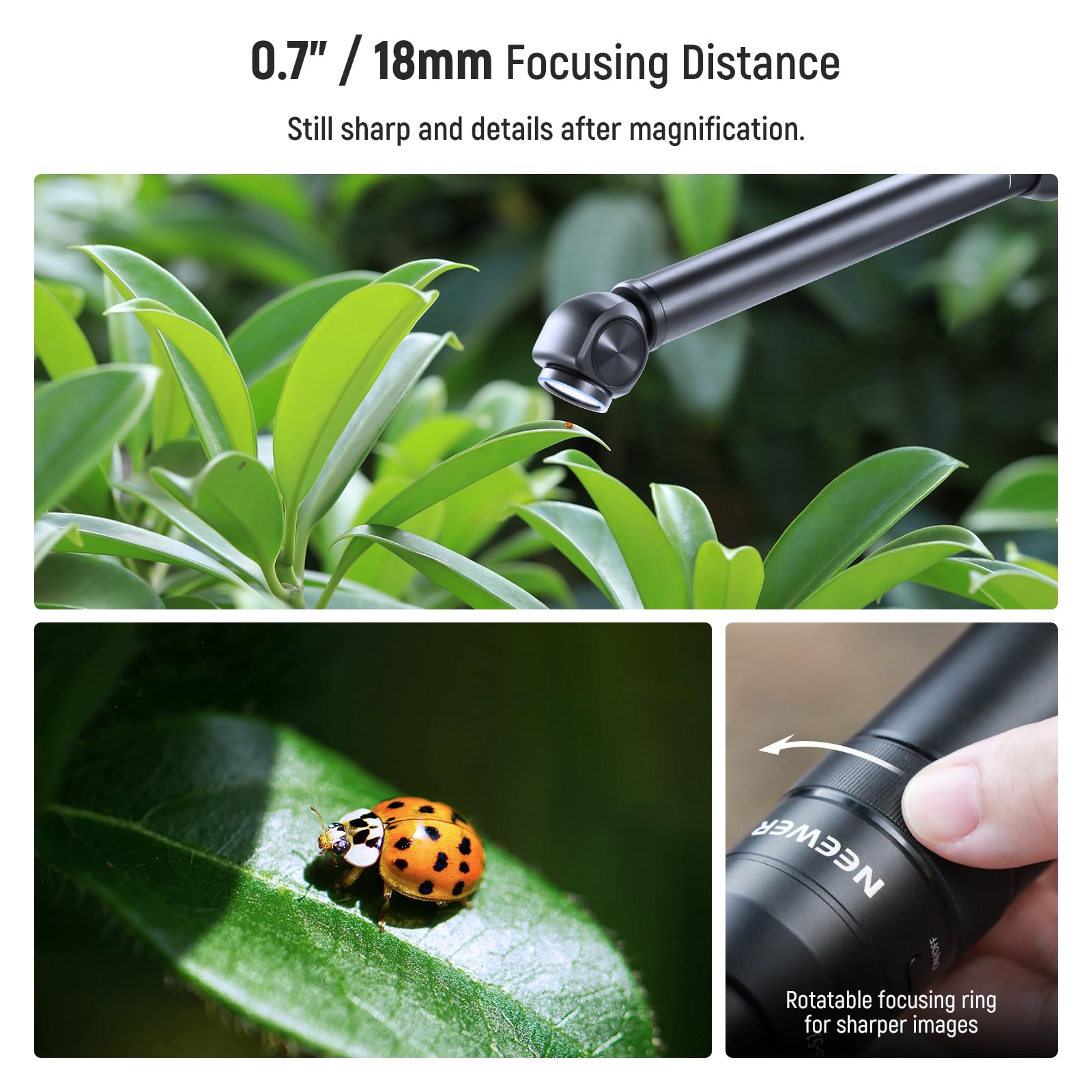 Foto 5 | Lente Macro Probe Neewer Ls-51 Con Aumento De 2x Para Dispositivos Móviles - Venta Internacional.