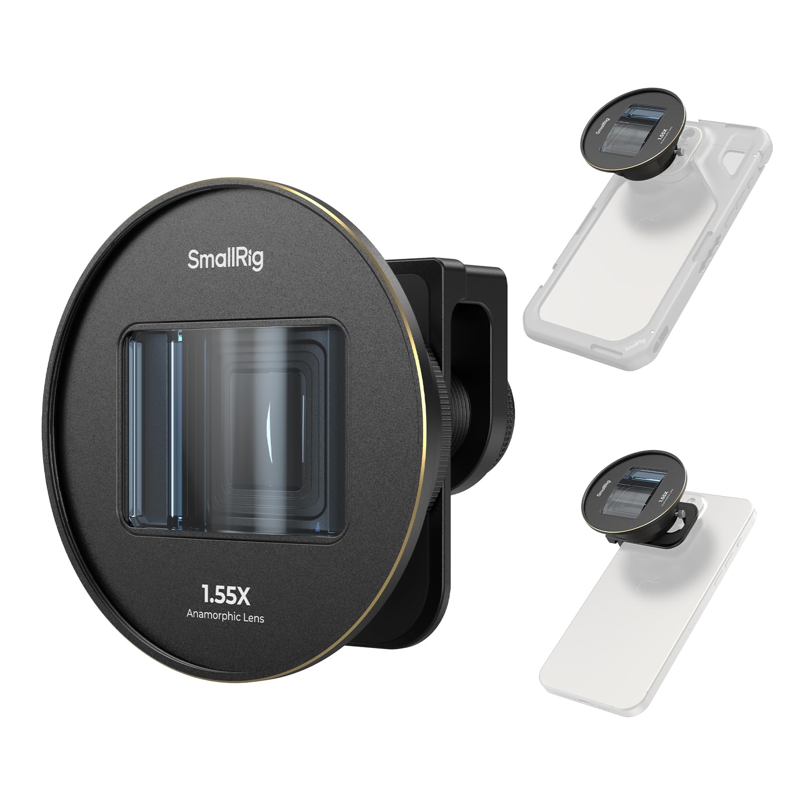 Foto 1 | Lente Anamórfica Smallrig 1.55xt Para Teléfono Con Soporte En T - Venta Internacional.