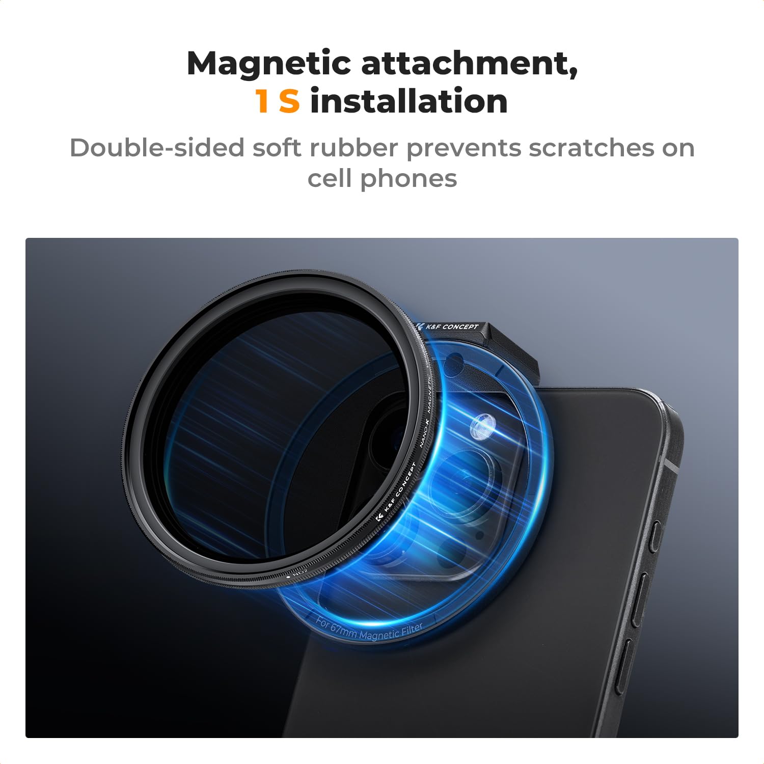 Foto 2 | Kit De Filtros De Lente De Teléfono Nd2-32 Con Clip Magnético Variable De 67 Mm - Venta Internacional.