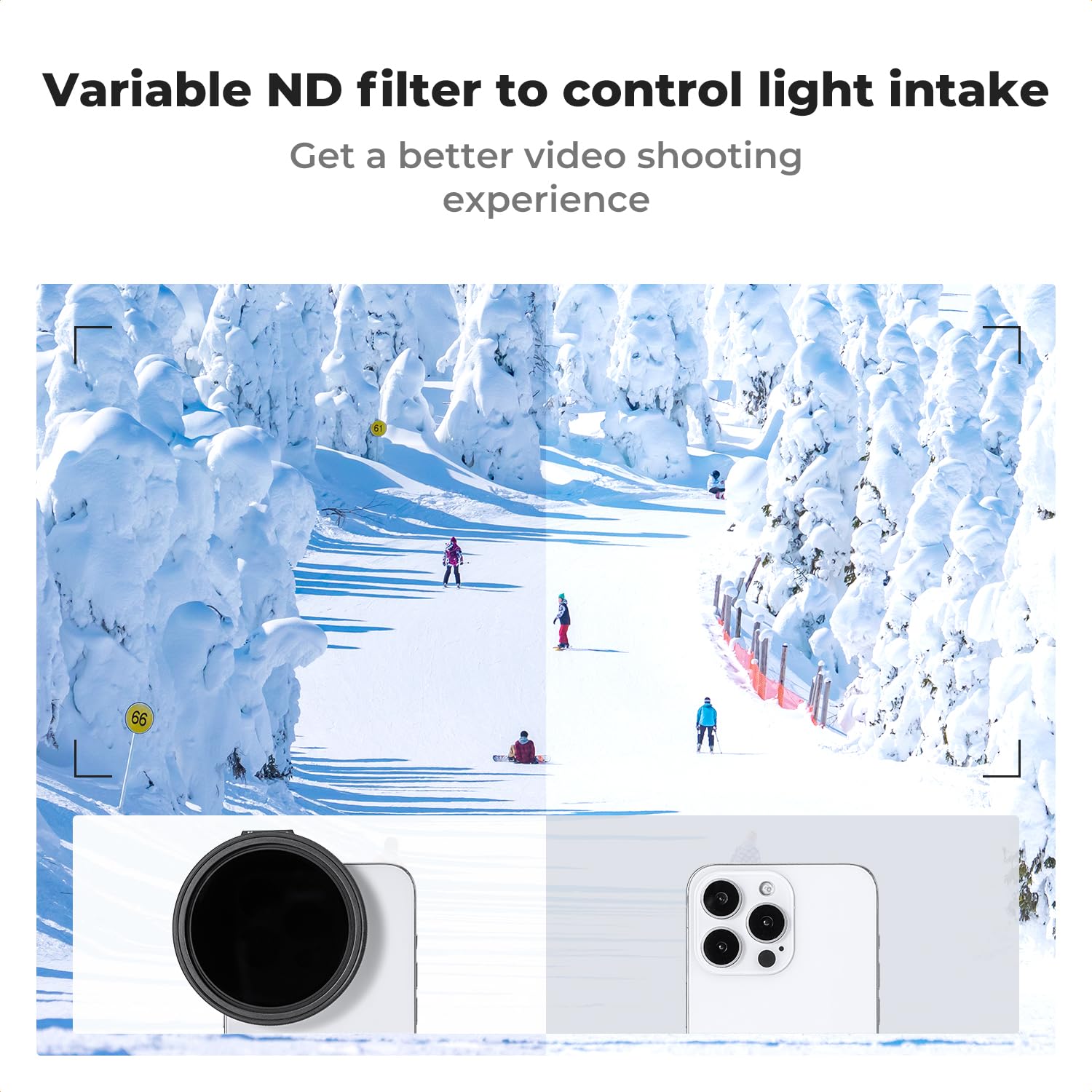 Foto 4 | Kit De Filtros De Lente De Teléfono Nd2-32 Con Clip Magnético Variable De 67 Mm - Venta Internacional.