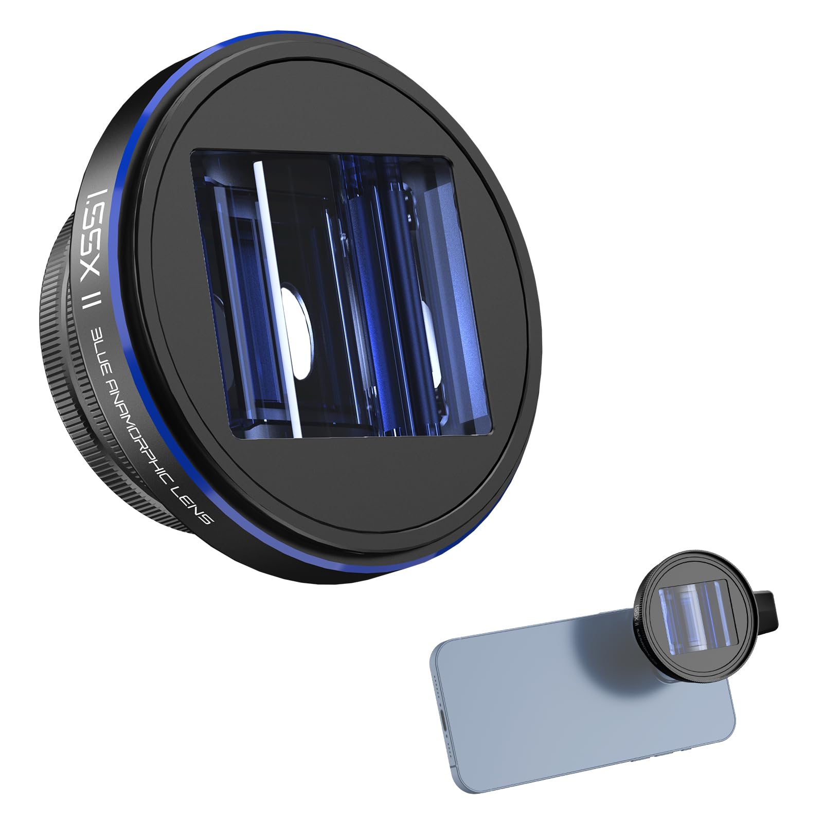 Foto 2 pulgar | Lente Anamórfica Para Teléfono Neewer Pro 1.55x Con Blue Flare Ls-43 Pro - Venta Internacional.