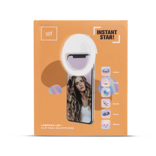 Foto 3 | Lámpara Led Clip Stf para Smartphone Instant Star