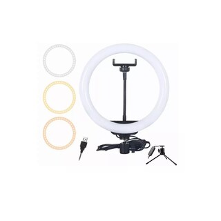 Foto 2 | Aro de Luz 8" Eo Safe Imports Esi-4520 color Negro USB con Soporte para Celular