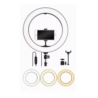 Foto 3 | Aro de Luz 8" Eo Safe Imports Esi-4520 color Negro USB con Soporte para Celular