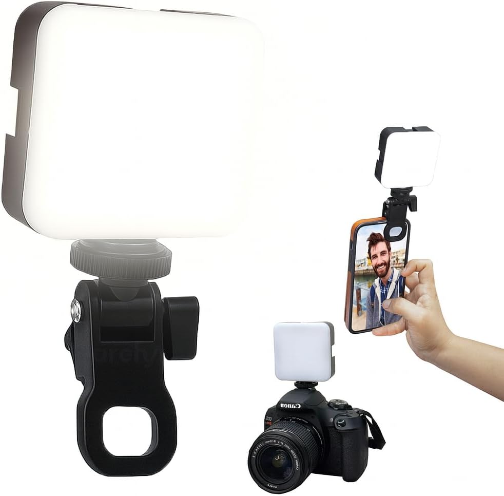 Luz Para Celular Archy Luz Led Portátil Con Clip Resistente 3 Niveles De Brillo  De Pilas
