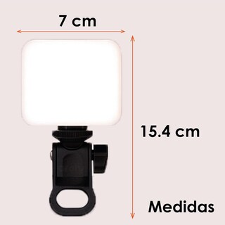 Foto 4 | Luz Para Celular Archy Luz Led Portátil Con Clip Resistente 3 Niveles De Brillo De Pilas