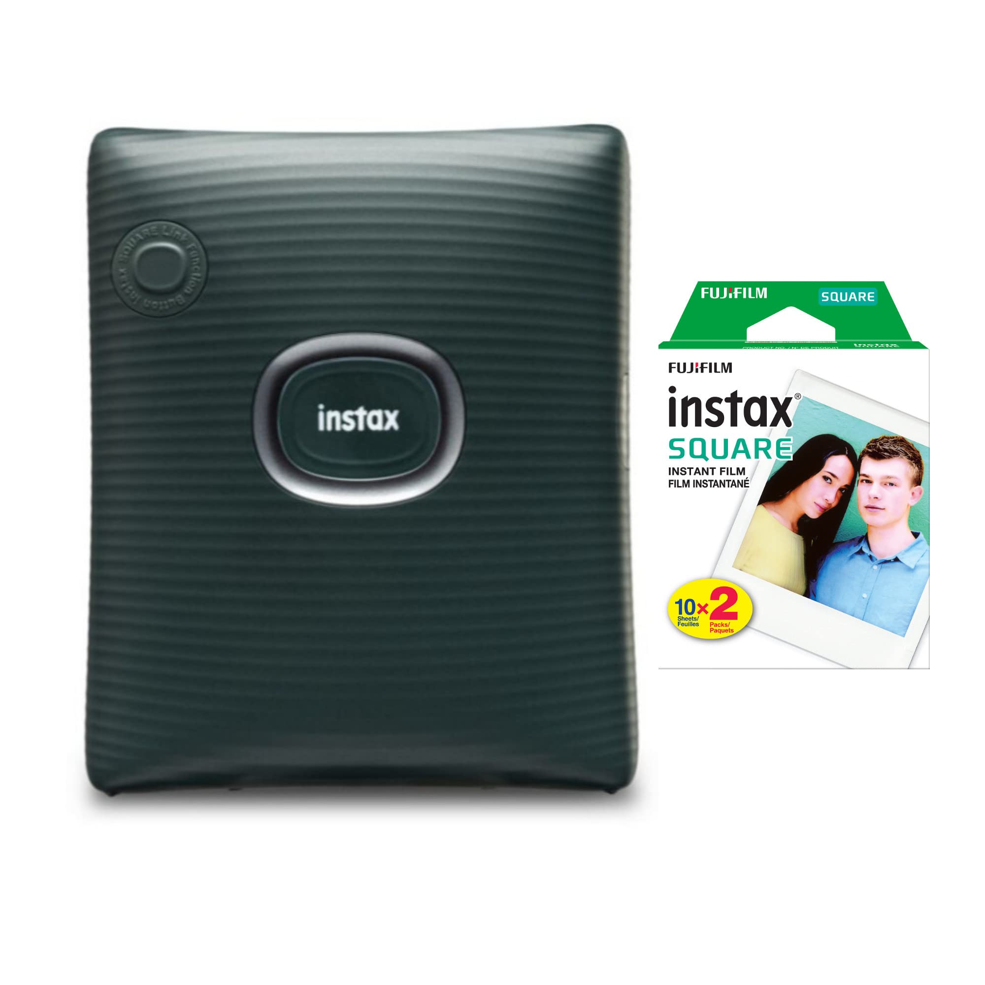 Impresora Instantánea Fujifilm Instax Square Link Verde Con Película - Venta Internacional.