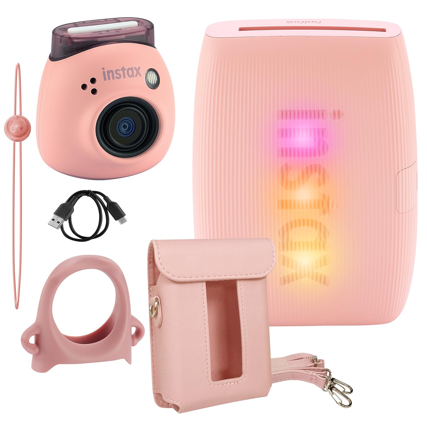 Foto 2 pulgar | Cámara + Impresora Fujifilm Instax Pal Digital Rosa - Venta Internacional.