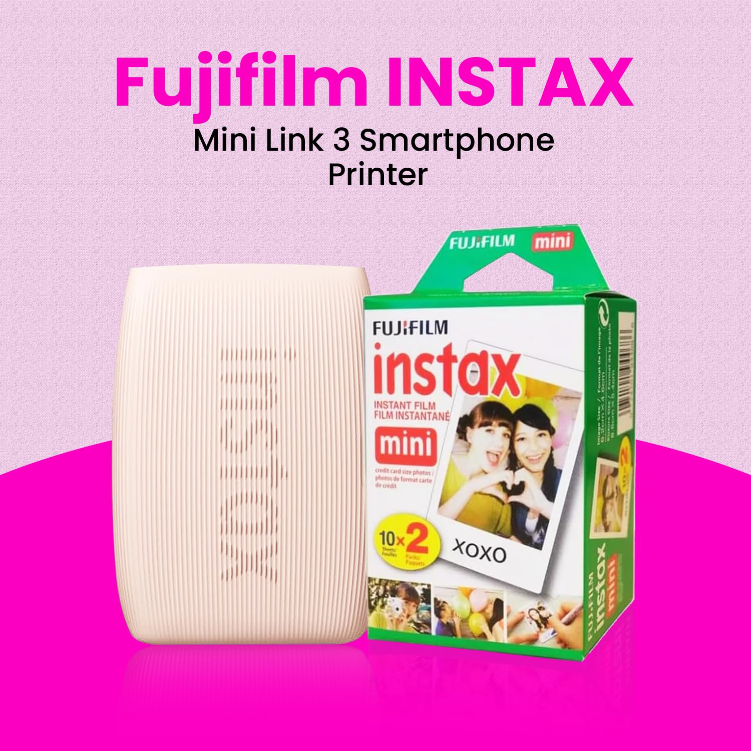 Foto 4 pulgar | Impresora Para Smartphone Fujifilm Instax Mini Link 3 Rosa Rosa - Venta Internacional.