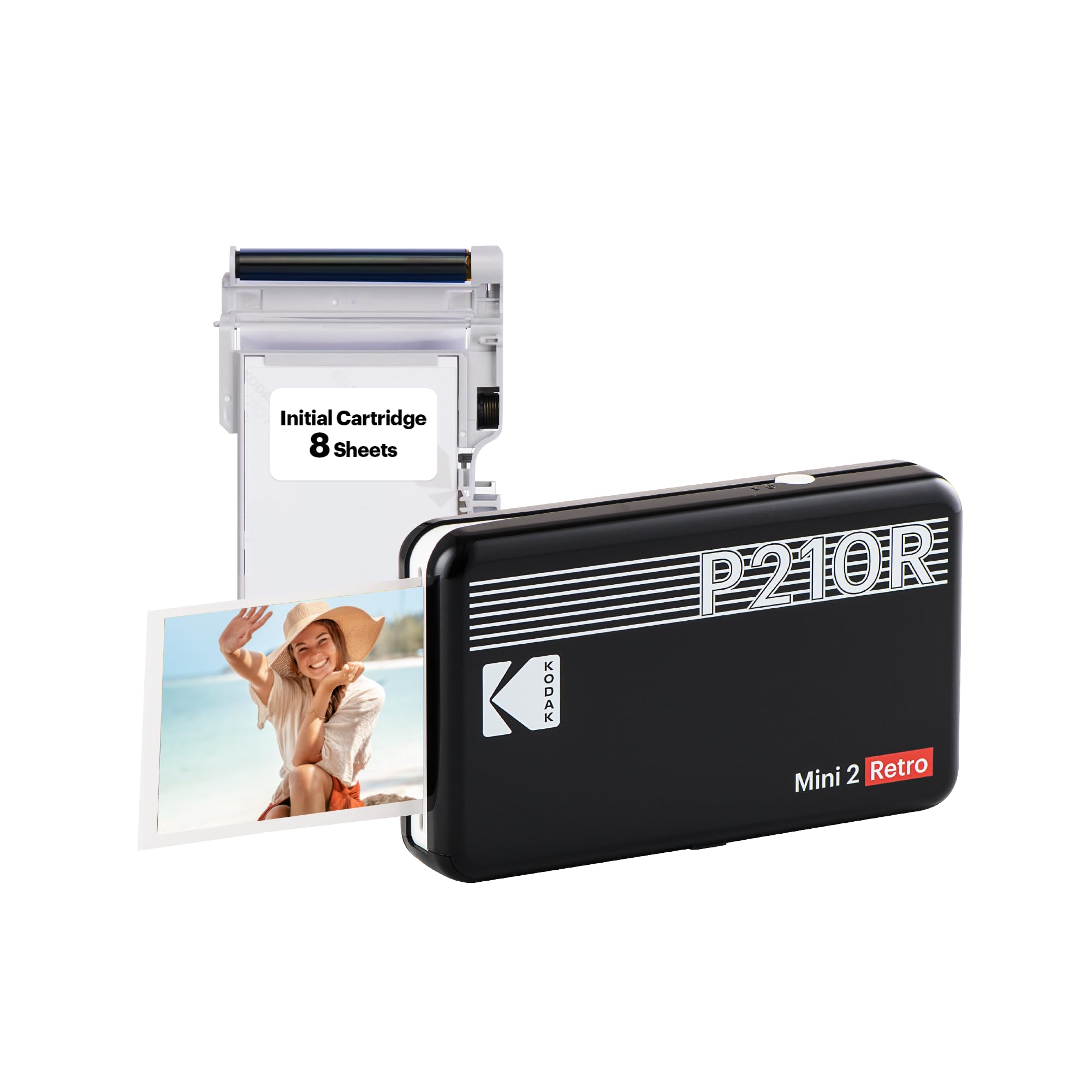 Foto 1 | Impresora Fotográfica Portátil Kodak Mini 2 Retro 4pass +8 Hojas - Venta Internacional.