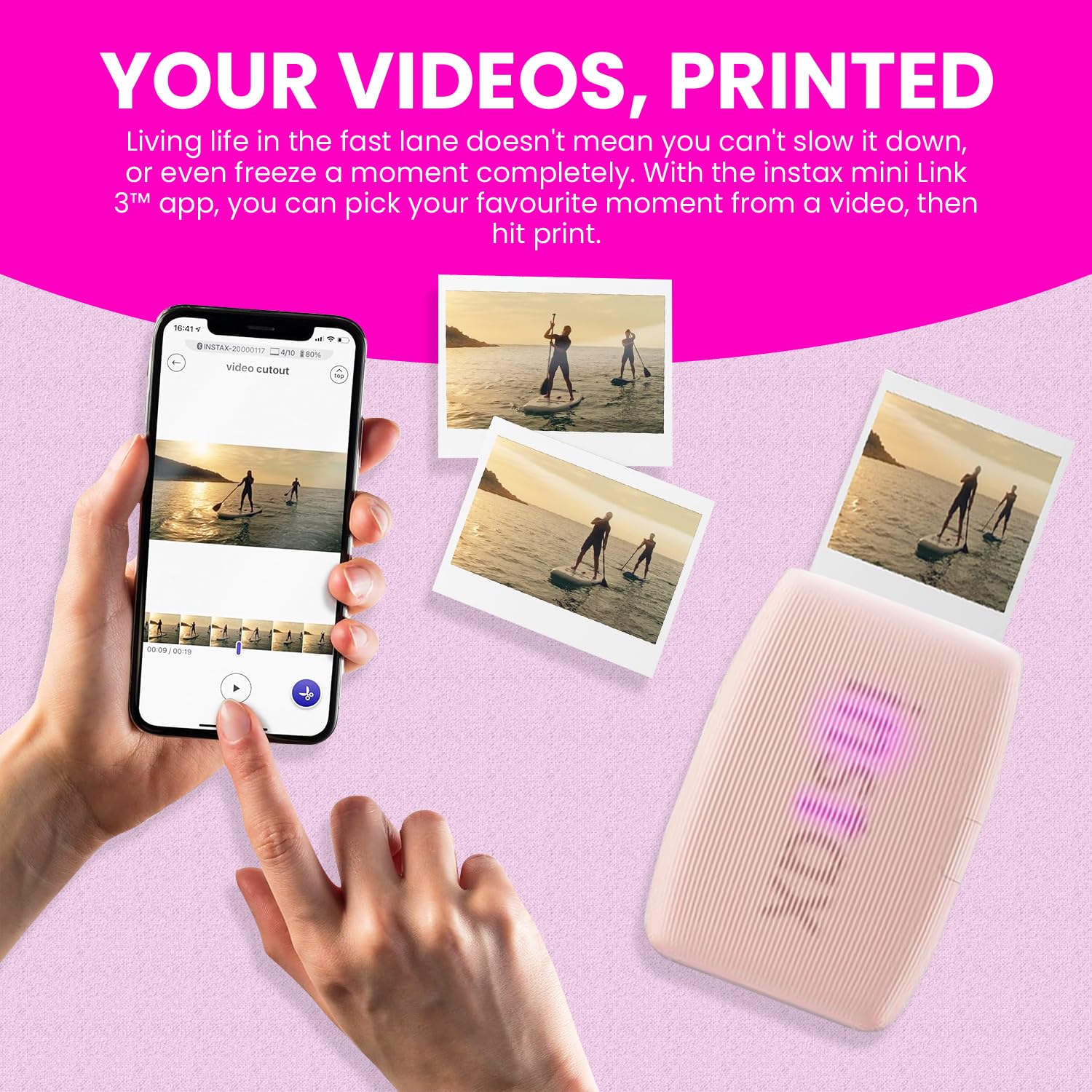 Foto 7 pulgar | Impresora Para Smartphone Fujifilm Instax Mini Link 3 + Film + Acc - Venta Internacional.