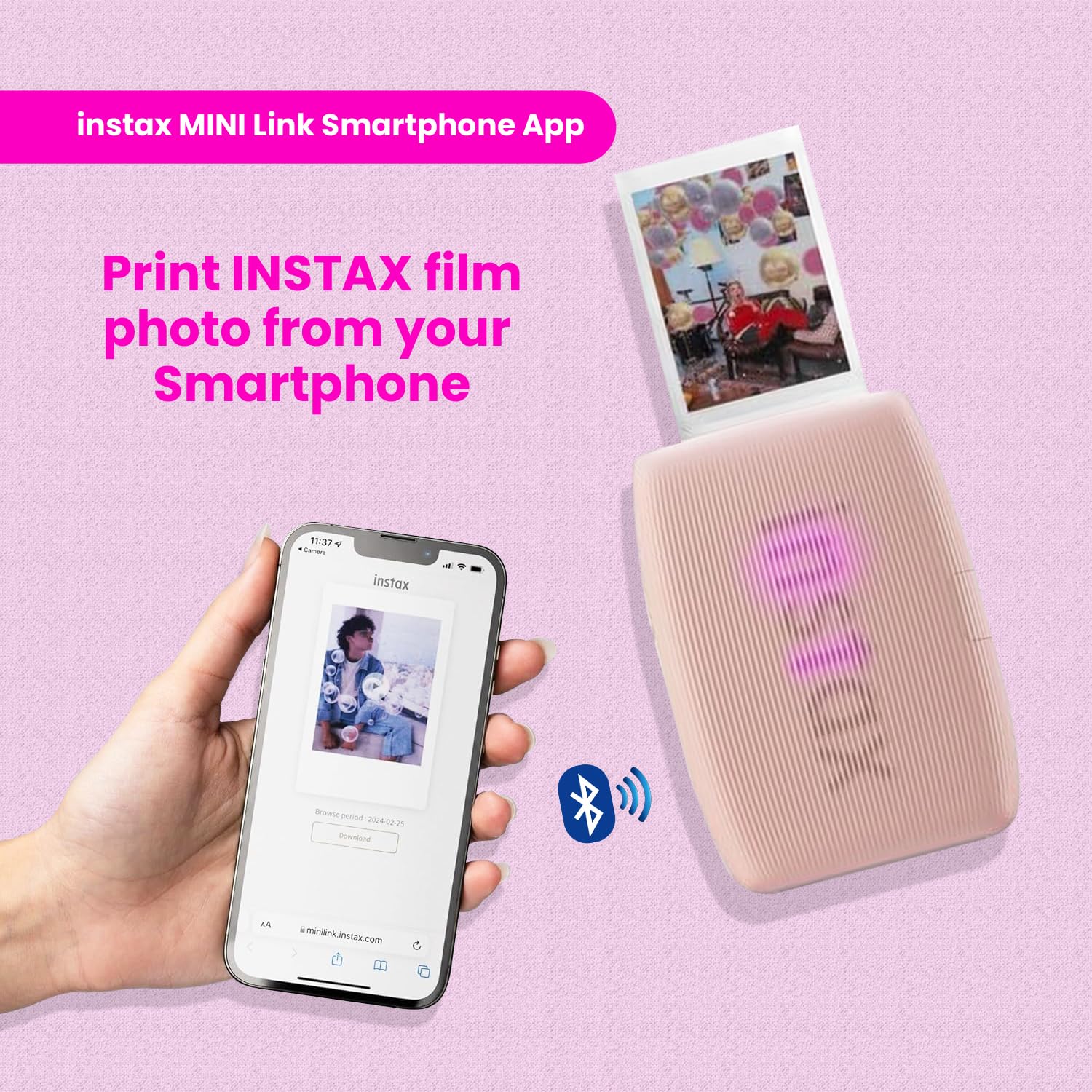 Foto 8 pulgar | Impresora Para Smartphone Fujifilm Instax Mini Link 3 + Film + Acc - Venta Internacional.